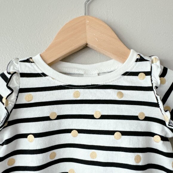 🧸 SALE! (5/$15, 8/$22, 12/$30) Old Navy striped baby girl top 0-3m - Picture 4 of 10